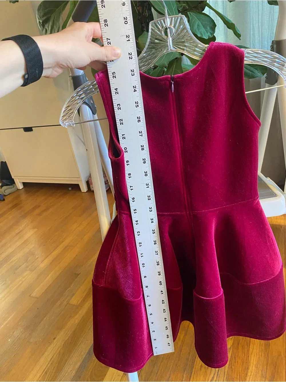 Stilnyashka Girls Pink Velvet Party Dress Size 6-7